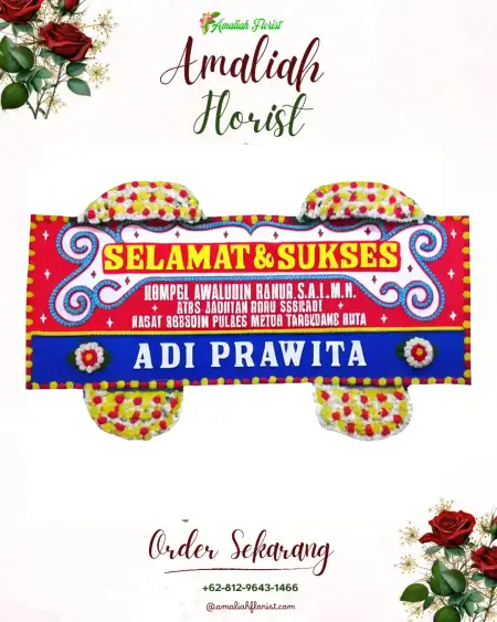 Papan Bunga Ucapan Selamat Puseurjaya